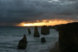 Sunset at the 12 Apolstels
